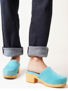 Charlotte Stone Martino Suede Clogs
